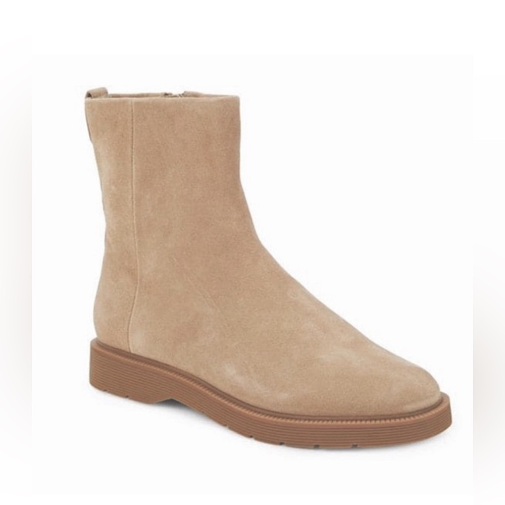Vince Holland Suede Boot, Tan/Camel | Sz 7